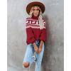 imageZeagoo Sweaters for Women 2025 Fashion Trendy Long Sleeve Turtleneck Pullover Lantern Knit Sweater TopsSd17