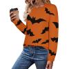 imageZeagoo Sweaters for Women Fall Outfits Trendy 2024 Long Sleeve Crew Neck Knit Pullover Sweater TopsHalloween