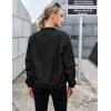 imageZeagoo Womens Bomber Jacket Casual Coat Zip Up Outerwear Windbreaker with Pockets SXXLBlack