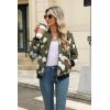 imageZeagoo Womens Bomber Jacket Casual Coat Zip Up Outerwear Windbreaker with Pockets SXXLFlower 2