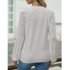 imageZeagoo Womens Sweaters 2024 Long Sleeve Crew Neck Lightweight Pullover Knitted Fall Fashion TopsLight Grey