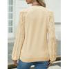 imageZeagoo Womens Sweaters 2024 Long Sleeve Crew Neck Lightweight Pullover Knitted Fall Fashion TopsLight Khaki