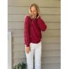 imageZeagoo Womens Sweaters 2024 Long Sleeve Crew Neck Lightweight Pullover Knitted Fall Fashion TopsRed