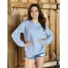 imageZeagoo Womens Sweaters 2024 Long Sleeve Crew Neck Lightweight Pullover Knitted Fall Fashion TopsSky Blue