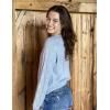 imageZeagoo Womens Sweaters 2024 Long Sleeve Crew Neck Lightweight Pullover Knitted Fall Fashion TopsSky Blue