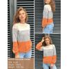 imageZeagoo Womens Sweaters 2024 Long Sleeve Crew Neck Lightweight Pullover Knitted Fall Fashion TopsZ1 Caramel