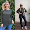 imageZeagoo Womens Sweaters Cute Long Sleeve Off The Shoulder Pullover Tops Hollow Out Crochet Dressy Casual OutfitsAarmy Green