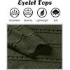 imageZeagoo Womens Sweaters Cute Long Sleeve Off The Shoulder Pullover Tops Hollow Out Crochet Dressy Casual OutfitsAarmy Green