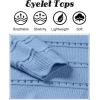 imageZeagoo Womens Sweaters Cute Long Sleeve Off The Shoulder Pullover Tops Hollow Out Crochet Dressy Casual OutfitsAbaby Blue