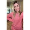 imageZeagoo Womens Sweaters Cute Long Sleeve Off The Shoulder Pullover Tops Hollow Out Crochet Dressy Casual OutfitsAlight Pink