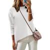 B-solid White Long Sleeve