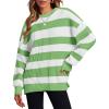 White Green Striped