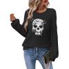 imageZeagoo Womens Sweaters 2024 Long Sleeve Crew Neck Lightweight Pullover Knitted Fall Fashion TopsH1 Black