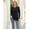 imageZeagoo 3 Pack Long Sleeve Shirts for Women Casual Soft Crewneck Basic Tee Tops Fall Outfit ClothesA Black1 Piece