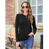 imageZeagoo 3 Pack Long Sleeve Shirts for Women Casual Soft Crewneck Basic Tee Tops Fall Outfit ClothesA Black1 Piece