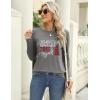 imageZeagoo 3 Pack Long Sleeve Shirts for Women Casual Soft Crewneck Basic Tee Tops Fall Outfit ClothesA Christmas Grey1 Piece