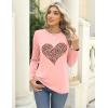 imageZeagoo 3 Pack Long Sleeve Shirts for Women Casual Soft Crewneck Basic Tee Tops Fall Outfit ClothesA Heart P1 Piece