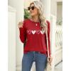 imageZeagoo 3 Pack Long Sleeve Shirts for Women Casual Soft Crewneck Basic Tee Tops Fall Outfit ClothesA Heart S1 Piece