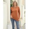 imageZeagoo 3 Pack Long Sleeve Shirts for Women Casual Soft Crewneck Basic Tee Tops Fall Outfit ClothesBlackbluecaramel