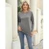 imageZeagoo 3 Pack Long Sleeve Shirts for Women Casual Soft Crewneck Basic Tee Tops Fall Outfit ClothesBlackgreycream