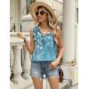 imageZeagoo Womens Summer Tank Tops 2025 V Neck Sleeveless Casual Loose Fit T Shirts Side Split Going Out Tops Tunic1printed Vinebird