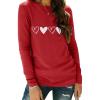 imageZeagoo 3 Pack Long Sleeve Shirts for Women Casual Soft Crewneck Basic Tee Tops Fall Outfit ClothesA Heart S1 Piece