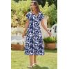 imageZeagoo Women Summer Midi A Line Dress Short Sleeve Casual Flowy Tiered Beach Long Sundress with Pockets 2025 Vacation TravelZw522