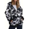 imageZeagoo Essentials Hoodie Zip Up Hoodie 2025 Womens Fashion Oversized Sweatshirt For Women Y2k Hoodie Fleece JacketsTie Dye
