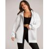 imageZeagoo Essentials Hoodie Zip Up Hoodie 2025 Womens Fashion Oversized Sweatshirt For Women Y2k Hoodie Fleece JacketsWhite
