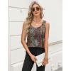 imageZeagoo Silk Satin Tank Tops for Women Scoop Neck Sleeveless Camisole Tops 2025 Summer Basic BlousesMz721