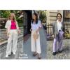 imageZeagoo Women Linen Button Down Shirt Rolled Cuffed Short Sleeve Blouse Ladies Summer Casual V Neck Beach Cotton TopsAawhite