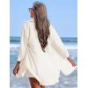 imageZeagoo Womens 2 Piece Lounge Tracksuit Outfit Sets Cotton Linen High Low Shirt and Drawstring Casual Shorts Set04white