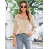 imageZeagoo Womens Button Down Shirt Long Sleeve ClassicFit Dress Shirts Solid Work Office BlouseBeige
