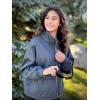 imageZeagoo Womens Fleece Jacket Full Zip Crop Hoodie Long Sleeve Pullover Sweatshirts Oversized 2023 Fall Winter CoatDark Grey