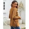 imageZeagoo Womens Long Sleeve Shirts Lightweight Cable Knit Sleeve Shirts Trendy Fall Tunic TopsLight Brown