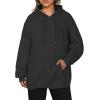 imageZeagoo Womens Oversized Hoodies Fleece Sweatshirts Long Sleeve Pullover with Pocket 2025 Fall Winter Outfits Y2k Clothes01black