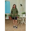 imageZeagoo Womens Oversized Hoodies Fleece Sweatshirts Long Sleeve Pullover with Pocket 2025 Fall Winter Outfits Y2k ClothesArmy Green