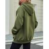 imageZeagoo Womens Oversized Hoodies Fleece Sweatshirts Long Sleeve Pullover with Pocket 2025 Fall Winter Outfits Y2k ClothesArmy Green