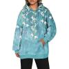 imageZeagoo Womens Oversized Hoodies Fleece Sweatshirts Long Sleeve Pullover with Pocket 2025 Fall Winter Outfits Y2k ClothesBlue Floral