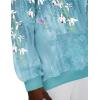 imageZeagoo Womens Oversized Hoodies Fleece Sweatshirts Long Sleeve Pullover with Pocket 2025 Fall Winter Outfits Y2k ClothesBlue Floral