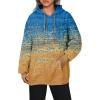 imageZeagoo Womens Oversized Hoodies Fleece Sweatshirts Long Sleeve Pullover with Pocket 2025 Fall Winter Outfits Y2k ClothesGold Foil Gradient