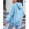 imageZeagoo Womens Oversized Hoodies Fleece Sweatshirts Long Sleeve Pullover with Pocket 2025 Fall Winter Outfits Y2k ClothesLight Blue