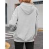 imageZeagoo Womens Oversized Hoodies Fleece Sweatshirts Long Sleeve Pullover with Pocket 2025 Fall Winter Outfits Y2k ClothesLight Grey
