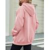 imageZeagoo Womens Oversized Hoodies Fleece Sweatshirts Long Sleeve Pullover with Pocket 2025 Fall Winter Outfits Y2k ClothesPink