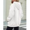 imageZeagoo Womens Oversized Hoodies Fleece Sweatshirts Long Sleeve Pullover with Pocket 2025 Fall Winter Outfits Y2k ClothesWhite