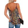 imageZeagoo Womens V Neck Camisole Tank Top Strap Sleeveless T Shirt Casual Loose Vest Blouse  SXXLMz721
