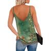 imageZeagoo Womens V Neck Camisole Tank Top Strap Sleeveless T Shirt Casual Loose Vest Blouse  SXXLMz839