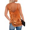 imageZeagoo Womens V Neck Camisole Tank Top Strap Sleeveless T Shirt Casual Loose Vest Blouse  SXXLMz867