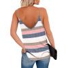 imageZeagoo Womens V Neck Camisole Tank Top Strap Sleeveless T Shirt Casual Loose Vest Blouse  SXXLTw669