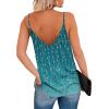 imageZeagoo Womens V Neck Camisole Tank Top Strap Sleeveless T Shirt Casual Loose Vest Blouse  SXXLXh363